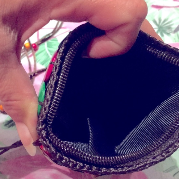 Purse Daisy Life coconut shell Basket weave. - Picture 6 of 7